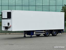 Samro ISO BOX Thermo King Only 846 Engine Hours Steering Axle Tail Lift NL-Trailer IN Super Condition