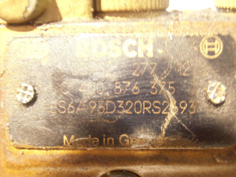 Bosch Fuel Pump 0400876375 Used 2