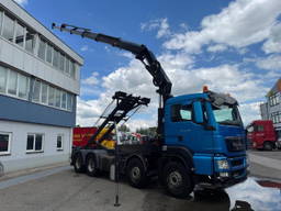 MAN TGS 35.480 8X4 + HMF 2420K5 + Cablelift + 2x Remote Control