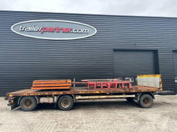 Renders 3 axle drawbar trailer