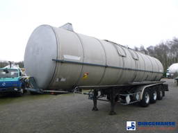 Trailor Heavy oil / bitumen tank steel 31.1 m3 / 1 comp