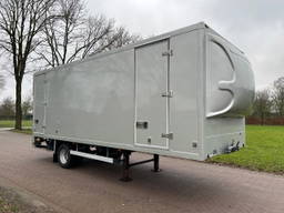 Veldhuizen be oplegger 7.5 ton gesloten met laadklep 1000 kg