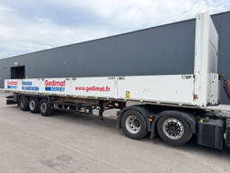 Schmitz Cargobull SCBS3T - 3 AS Plateau + ALU Zijborden / Plateau Ridelles / Pritsche + ALU Bordwanden