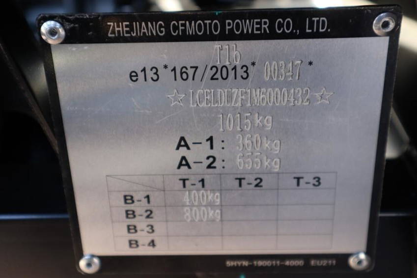Diversen CFMoto Uforce600 Valid Inspection, Dutch Registration, Dr 8