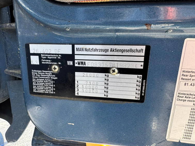 MAN 26.402 6x4 Kaiser Kanalreiniger 14