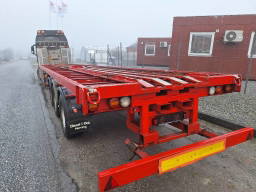 Lecitrailer 3 akslet containertrailer