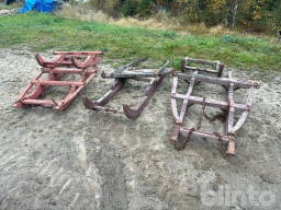 Holzschlitten Pferd