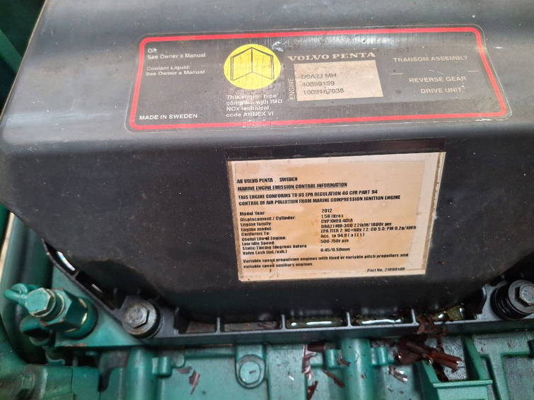 Volvo Penta D9A2J MH 6