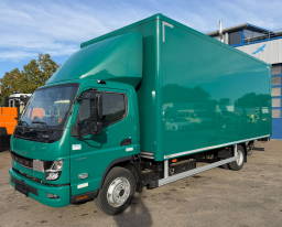 FUSO eCanter 7C18e Elektro Klima 3-Sitzer Koffer LBW