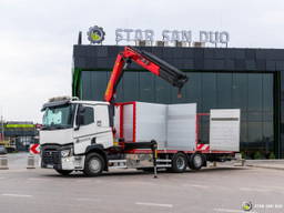 Renault T430 6X2 Palfinger PK14.501 SLD Crane Platform