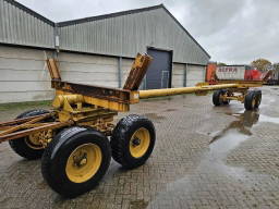 Nooteboom 8 Tires - steelspring - widespread Nooteboom 8 Tires Widespread 4 Axles 30 Ton Payload Leaf Suspension Export