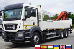 MAN TGS 26.420 6x4 / Fassi F215A.2.24 / remote control / Rotator / platform 6.7 m