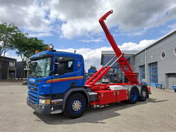 Scania P410 / Joab Hook / Lift+Lenkachse / 745151 KM / Navi / Fridge / Airco / Lwds / Full-AIR / Automatic / Euro-6 / 2015