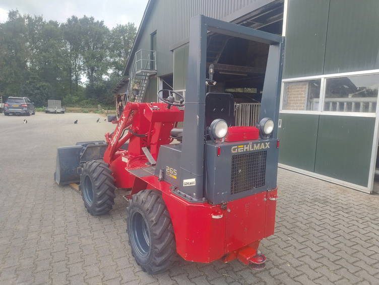 Gehlmax Kl265 Minishovel met bak puinbak lepels veegmachine 8