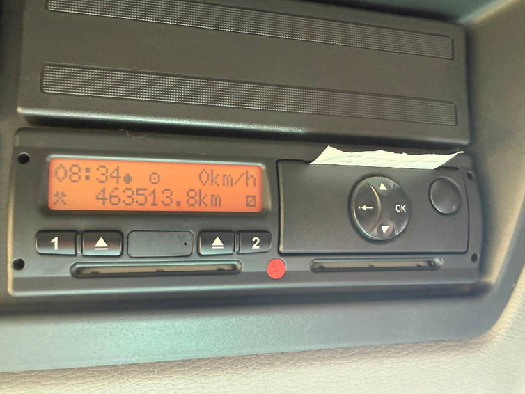 DAF LF 45 kipper + crane 2016 17