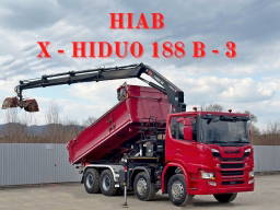 Scania G450 KipperHiab X - Hiduo 188 8x4Topzustand