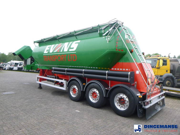 Feldbinder Powder tank alu 40 m3 + engine/compressor 3