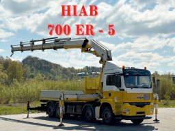 MAN TGA 35.440 Hiab 700 - 5 + Funk / 8x2 TOP