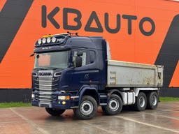 Scania R580 8x4 Retarder / Full Steel / BOX L5576 mm