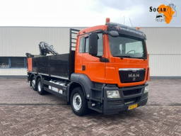 MAN TGS 26.320 6x2 Euro 5 met verrijdbare 14.000 R2 Kennis kraan '2008' met stempels