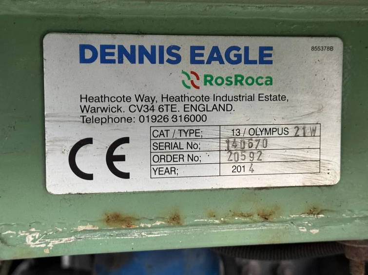 DAF CF 290 6X2 Dennis Eagle Euro 6 + Weighing System 9