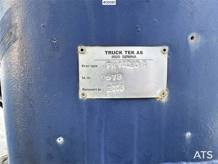 Palfinger PK 14080 C crane w/ hydraulic pump 12