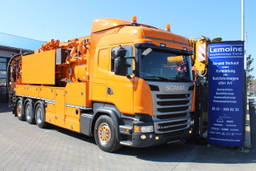 Scania R450 8x4 Kroll 19m Wasserrückgewinner Saug u. Druck HD-Kombi-Spüler WRG
