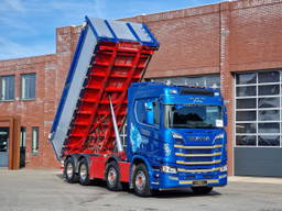 Scania R580 V8 NGS Highline 8x44 - 3 way Tipper - Retarder - Special paint - Full air -