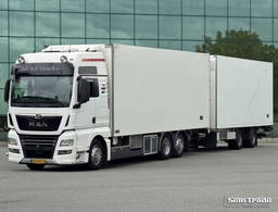 MAN TGX 26.500 Full AIR Only 872.500 KM Park Cooling Isolated BOX Double Doors Frigoblock Cooling Tail Lift Flowerwide Holland-Combi