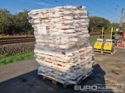 Pallet of 1.10x0.30m Plastic Traffic Barriers, 11 4 of