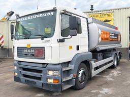 MAN TGA 26.350 Fuel Tank Truck 6x2 20.060 Liters 3 Compartiments Manual Gearbox Good Condition