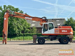 Atlas 1704 Atlas 1704 transfer crane 4x4 - triple boom - Dutch license plate
