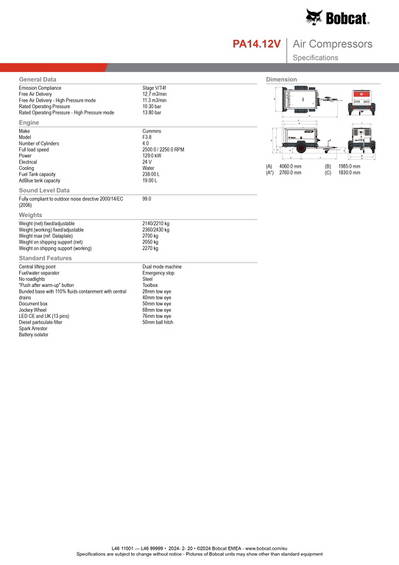 Bobcat PA14.12 5