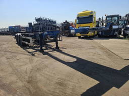 HRD NT CON.40 foot extendible chassis 2 x 20 foot / l NT CON.40 foot extendible chassis 2 x 20 foot / landbouw kenteken / geen apk nodig.