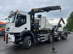 Iveco AD 390T41 8X4 Palfinger PK22002EH Lenk, Lift