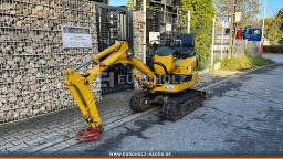 Komatsu Minibagger PC09, Schnellwechsler MS01, Knickmatick