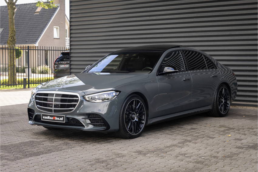 Mercedes-Benz S-klasse 500 4Matic Lang AMG Line 21' S63 velgen - Manufaktur Siliciumgrijs 4