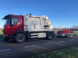 Volvo Grondzuigwagen 4x2 Zuigwagen Zandzuiger Droge stoffen wagen