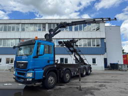 MAN TGS 35.480 8X4 + HMF 2420K5 + Cablelift + 2x Remote Control
