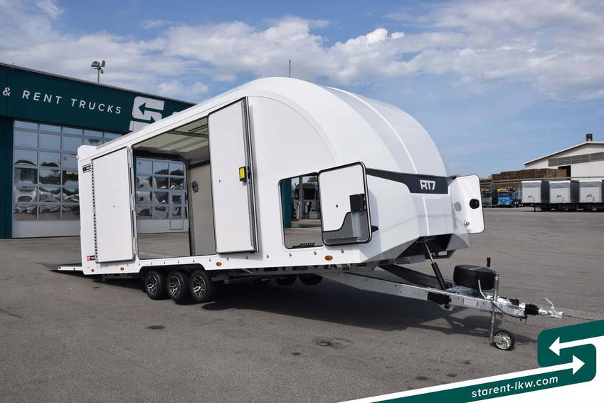 Brian James Race Transporter 7 extra Hoch Solar Kamera 100 km/ h Miete 2
