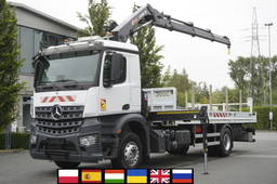 Mercedes-Benz Arocs 1833 4x2 / 50 tho. km / Hiab X-Hipro 192 ES-3 crane / remote control / Drill