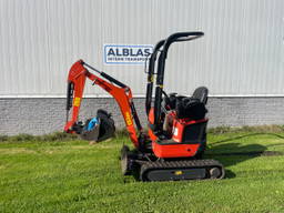 Kubota U10 -5 minigraafmachine CW00 joysticks