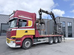 Scania R580 V8 8x44 Crane Kesla 21127 Woodtransport / Holztransport