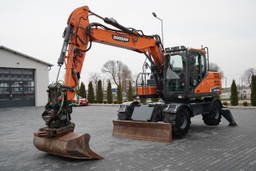 Doosan DX140W Koparka KOŁOWA / Rototil / Joystick / Powertilt Obrot