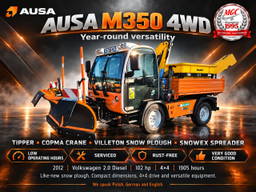 Ausa M350H 4X4 - Plow - Spreader - Kipper - NO Rust
