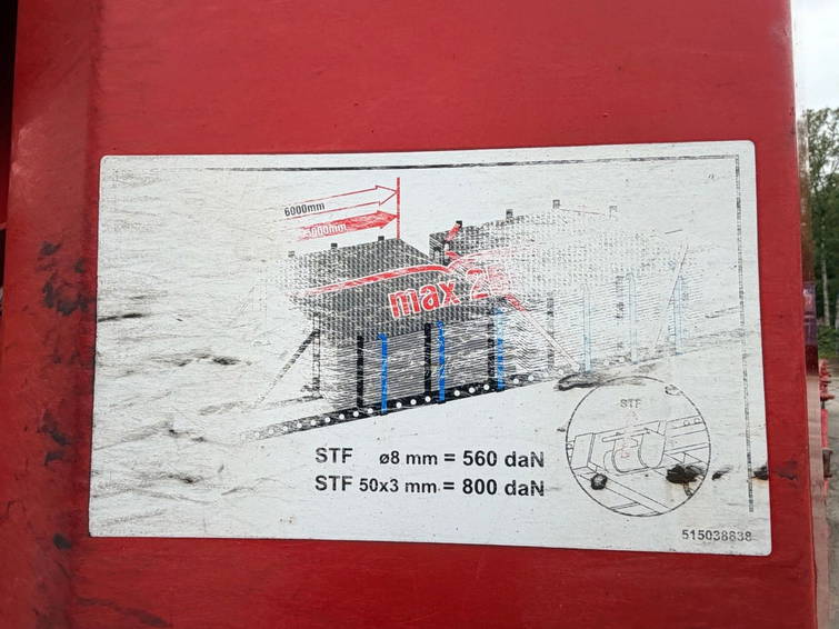 Krone Plateau verbreitbar Steckrungen Baustahlmatten 15