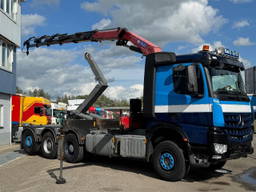 Mercedes-Benz Arocs 3251 8X4 Euro 6 + HMF 2620K-RC + Remote Control + Joab Hooklift