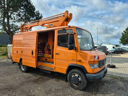 Mercedes-Benz Vario 816 816D Hubarbeitsbühne UVV Bühne German