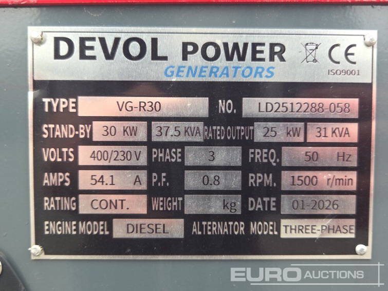 Diversen Devol VG-R30 18