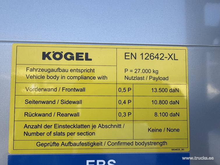 Kögel S24-1, Nordic FOR 6X2 Truck 19